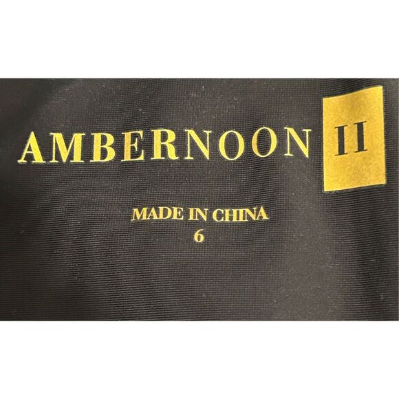 Ambernoon by Dr. Erum Ilyas Two Piece Swimsuit Size 6 - Picture 8 of 9